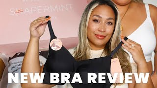 SHAPERMINT EVERYDAY ESSENTIALS SMOOTHING WIRELESS BRA REVIEW  34D TryOn Haul  Best Wireless Bra [upl. by Kila790]