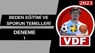 DENEME  1  BEDEN EĞİTİMİ VE SPORUN TEMELLERİ SORU ÇÖZÜMÜ ŞIK ANALİZLİ BESYO ÖABT 2023 [upl. by Eivol327]