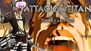 Slashing Titans Is Crazy Fun But Leaves Me Wanting More with Attack On Titan VR Unbreakable [upl. by Mallorie]