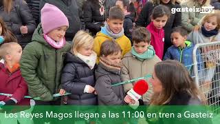 Los Reyes Magos llegan a VitoriaGasteiz [upl. by Goeselt743]