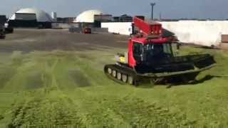 PistenBully GreenTech UK 2013 harvest wwwoffpisteagricouk [upl. by Hiram]