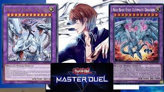 Neo BlueEyes Ultimate Dragon OTK Deck 2024 Crushing Meta Master Duel [upl. by Aicilav]