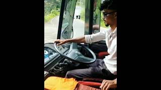 Akshay Patil on steering of sai krupa Travels एकाच गडी सावंतवाडी ❤️ [upl. by Hildagard]