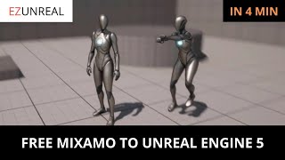 Quick and Free Mixamo to Unreal Engine 5 Animation Retargeting Tutorial for Beginners [upl. by Myron176]