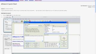 dtSearch Quick Start Guide [upl. by Aicats]