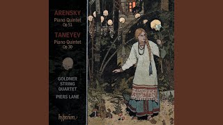 Taneyev Piano Quintet in G Minor Op 30 II Scherzo Presto – Moderato teneramente – [upl. by Schoening]