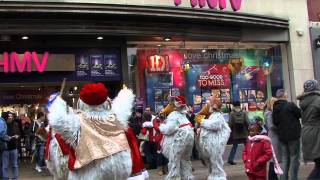 The Wombles launch their single Wombling Merry Christmas at HMV Oxford Street London [upl. by Enida]