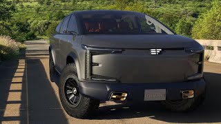 Edison Future EF1T Electric Solar Pickup Truck [upl. by Asselim]