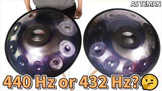 Could you tell the difference between 440 Hz amp 432 Hz handpans  Hangdrum Comet D minor 10 Notes [upl. by Erdrich172]