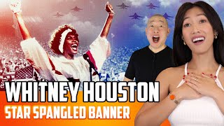 Whitney Houston  National Anthem Star Spangled Banner Super Bowl 1991 Reaction [upl. by Elene]