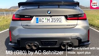 BMW Exhaust System Sound By AC Schnitzer [upl. by Refenej85]