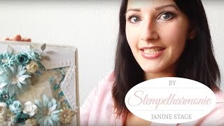 Tutorial Baby Schüttelkarte zum selber basteln mit Produkten von StampinUp [upl. by Lib]