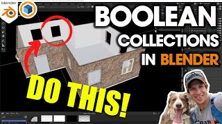 The RIGHT Way to Use Booleans for Architecture in Blender [upl. by Ramirol]