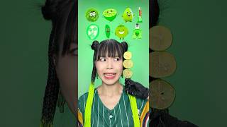 Random Green Food ASMR Mukbang 6 🌵🥬🥒 food asmr mukbang challenge [upl. by Nnairrehs]