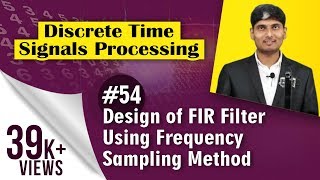 How to Design FIR Filters using frequency sampling method  Discrete Time Signal Processing [upl. by Matthias]