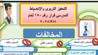 عرض بانر للتحفيز التربوي والانضباط المدرسي رقم 150 جاهز للطباعه بدون اي علامات مائيه عليه [upl. by Decrem223]