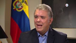 ENTREVISTA  Duque no descarta acoger tropas de EEUU ante crisis venezolana [upl. by Rodgers]