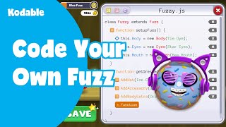 Code Your Own Character  Kodable Fuzz Builder Tutorial [upl. by Niak]