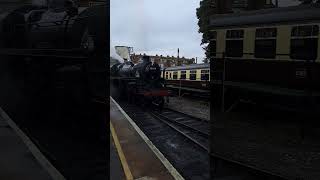 Steam loco 75014 Braveheart at Paignton [upl. by Mali453]