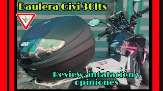 Baulera para moto givi de 30 Lts 🌊 Review y opiniones 🔥🔥  Pimienta y Sal Moteros Neuquén 2021 🛣️ [upl. by Earas]