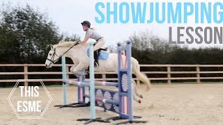 Showjumping 1metre course  This Esme [upl. by Nnyroc]