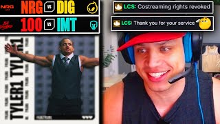 TYLER1 OFFICIAL LCS COSTREAMER [upl. by Ailev707]