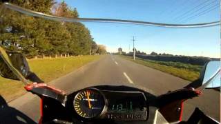 2007 hyosung gt250r  acceleration [upl. by Hoeve]