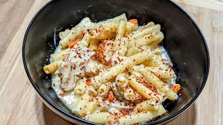 Pasta and cheese in the air fryer Pasta in different way easy pasta recipe Creamy cheese pasta [upl. by Phiona]