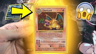 I PULLED A 1ST EDITION CHARIZARD POKEMON CARD WORTH OVER 10000 [upl. by Virge]