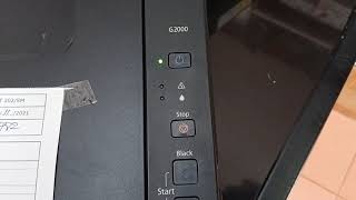 Canon G2000 G3000 error LED blinking 8 times [upl. by Enelyam]