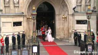 Prince William and Kate Middleton how the royal wedding day unfolded [upl. by Atyekram135]