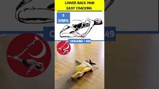 Amazing Lower Back Crack  Cracking Lower Back  Easy Cracking Back [upl. by Enrev]