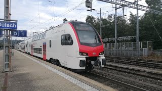 Neue und alte SBB Kiss am Bahnhof Bülach [upl. by Goetz]