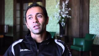 Amr Shabana John Nimick Tournament of Champions interview [upl. by Furtek]