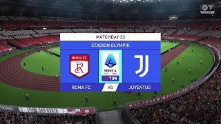 EA SPORTS FC 24 Gameplay  Roma FC vs Juventus [upl. by Eatnuahc258]