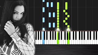 Jessie J  Flashlight Pitch Perfect 2  Piano CoverTutorial by PlutaX  Synthesia [upl. by Ahsaten]