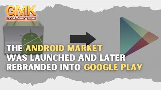 The Android Market was launched and later rebranded into Google Play  Today in History [upl. by Oner]