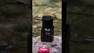 Riverside camping coffee with the Firebox Scout Stove Artlist Music license h61HS6 [upl. by Arquit106]