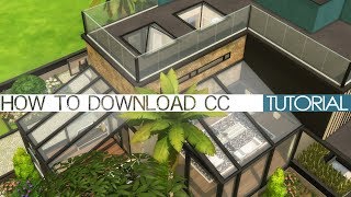 The Sims 4 Tutorial How to download custom content from Simsdomination [upl. by Micaela]