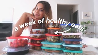 HEALTHY MEAL PREP TUTORIAL  a week of healthy eats to set yourself up for success [upl. by Nora]