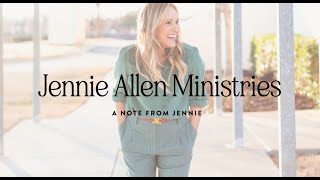 Get to Know Jennie Allen [upl. by Lleynod654]