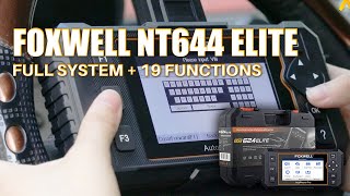 Foxwell NT644 Elite Full System OBD2 Diagnostic Tool  OBDZON Review [upl. by Sair]