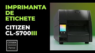 Imprimanta de etichete industriala Citizen CLS700III [upl. by Lemyt]