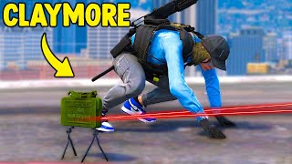 Claymores Destroy Cops In GTA 5 Roleplay [upl. by Carlene]