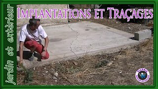 cabanon de chantier part 1 implantation et traçage [upl. by Fairfield]