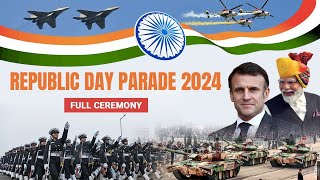 Republic Day Parade Full Ceremony LIVE  Grand Republic Day Celebrations In Delhi [upl. by Neetsuj]