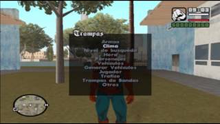 tutorial como usar menu de trampas gta sa loquendo parte 13 [upl. by Waite]