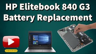 quotHow to Replace Your HP Elitebook 840 G3 Battery  StepbyStep Guide and Expert Tipsquot [upl. by Esiuqcaj]