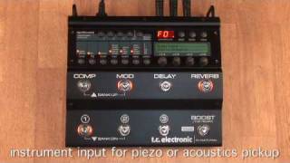 TC Electronic GNatural Acoustic Guitar Processor [upl. by Lateehs]