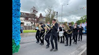 Garstang Childrens Festival 2024  Lancaster University Brass Band  Death or Glory March [upl. by Nylrak732]